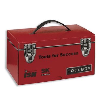 Custom Cardboard Tool Box with Inside Tray Makes for a Great "Kit" Centerpiece