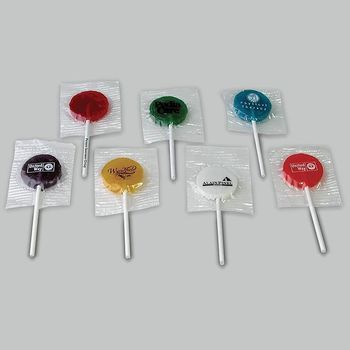 Lollipops Printed with Your Logo on the Outer Wrapper