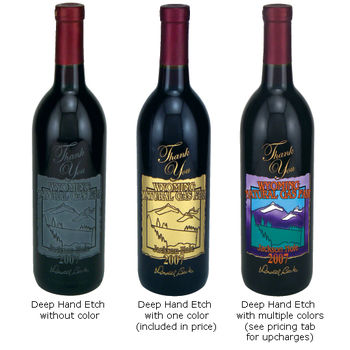 Cabernet Sauvignon in Your Own Custom-Etched Bottle