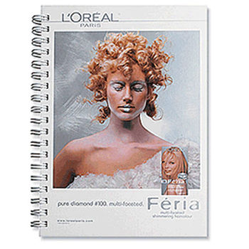 7" x 10" Spiral Journal with Full Color Printing Directly on Cover