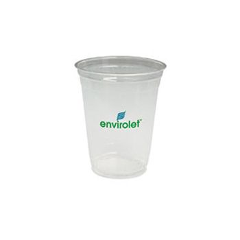 16 oz. Clear Cup Made From Biodegradable and Renewable Corn Plastic