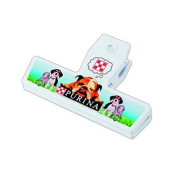 4" Bag Clip with Full Color Printing