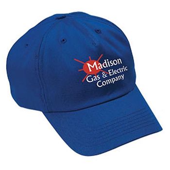 5-Panel, Medium Profile Economy Sports Cap with Self-Fabric Velcro&reg Closure - SCREENPRINTED - BUDGET