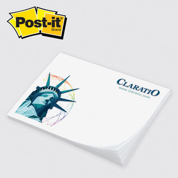 Post-it&reg Notes - 3" x 4" - 25 Sheet with Full Color Printing