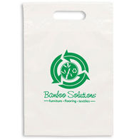 Eco Plastic Bag with Die Cut Handle - 9.5