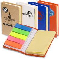 Mini Sticky Flag Book with Sticky Note Pad and Page Markers 