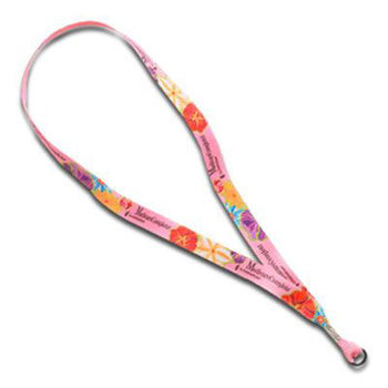 5/8" Poly Ribbon Lanyard with Full Color Printing