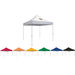 10' Deluxe Steel Frame Square Event Tent with Full Color Printing on 1 Valance *OR* Peak and a 2-Year Warranty
