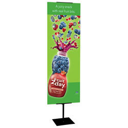 24" x 75" Banner and Adjustable Stand with Full Color Printing