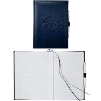 7" x 10" Bound Italian Faux Leather Journal (125 Sheets)