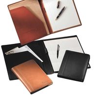 Junior-Size Calfskin Leather Padfolio