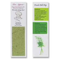 Recipe Bookmark with Herb-Seeded Plantable Paper