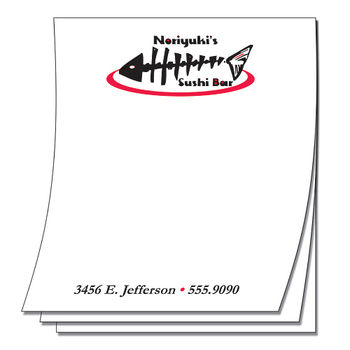 NON-Adhesive Note Pad - 25 Sheets - 3.5" x 4.25"