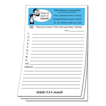 NON-Adhesive Note Pad - 50 Sheets - 3.5" x 4.25"