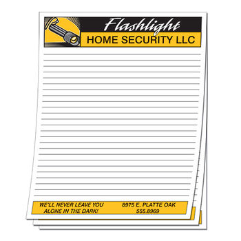 NON-Adhesive Note Pad - 25 Sheets - 8.5" x 11"