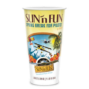 32 oz. COLD Souvenir PAPER Cups with Full-Color Printing
