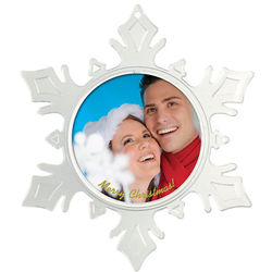 Snowflake Photo Frame Ornament