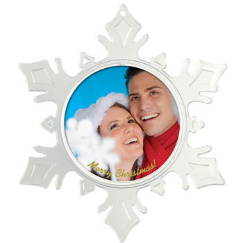 Snowflake Photo Frame Ornament