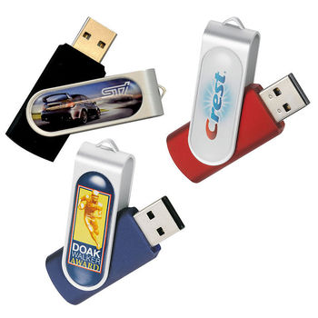 Budget USB Flash Drive with Full Color Printing - 1GB