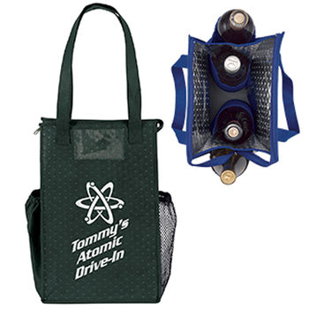 Insulated Bag - Non-Woven with 2 Bottle Holders Inside