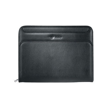 Letter-Size Burke Pebble-Grain Ultra-Hyde  Zippered Padfolio (Holds most tablets)