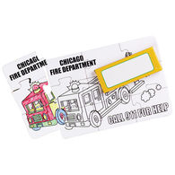 9-Piece Themed Coloring Puzzle with Crayons