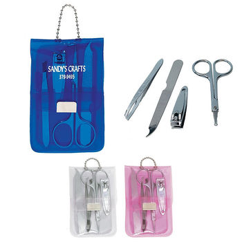 Manicure Set in Vinyl  Pouch