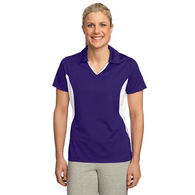 Ladies' Moisture-Wicking Polo with Side Blocks