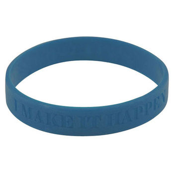 Silicone Wristband with Laser Engraved Messaging 