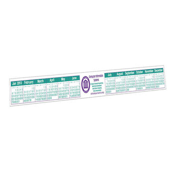 Cost-Effective Calendar with full-color printing - Adheres to Keyboard or Monitors and Leaves No Adhesive Residue