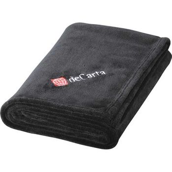 50" x 60" Plush Microfiber Fleece Blanket with Embroidery 