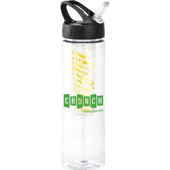 25 oz  Fruit-Infuser Sports Bottle with Flip-Top Drinking Spout