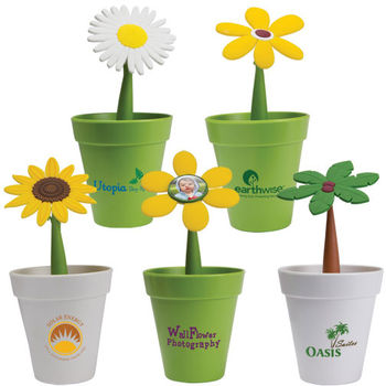 Flower Pen in "Flower Pot" (Palm Tree, Buttercup, Daisy or Sunflower)