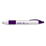 Bic® Wide Body Retractable with Color Rubber Grip Pen