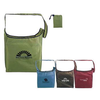 Fold-Away Sling Bag Made from 60% Recycled Materials