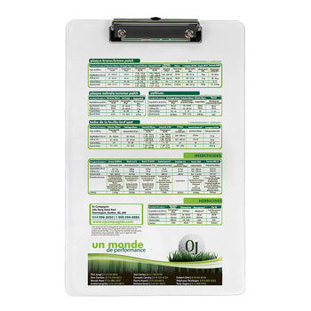 Legal Size Low Profile Clipboard with Full Color Printing 