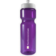 28 oz. Transparent BPA-Free Sports Bottle with Push-Pull Lid Made from Food-Safe 100% Post-Consumer Recycled PETE - GOOD PLASTIC