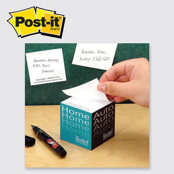 Post-it&reg Notes Cube - 2.75" x 2.75" x 2.75" 