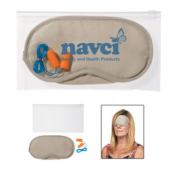 Ear Plugs And Eye Mask Set - A Great Gift for Frequent Travelers