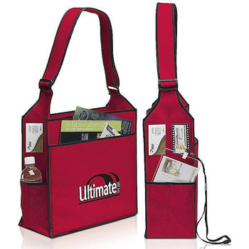 16" x 14" Non-Woven Ultimate Event Shoulder Tote, Adjustable Handles