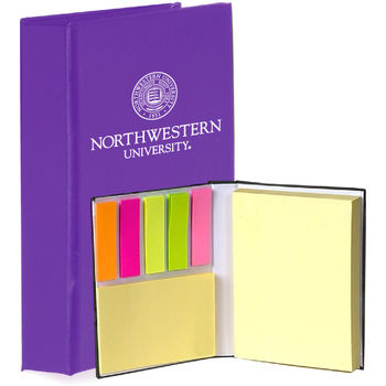 Sticky Book with Three Different Sized Sticky Pads 