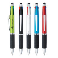 Stylus Pen with 4 Writing Ink Colors (Separate Tips)