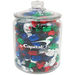 64 oz Glass Jar Filled with Hard Candy