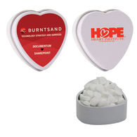 Heart Shaped Tin Filled with Mints
