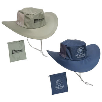 Fold-N-Go Nylon Water-Resistant Outdoor Adventure Hat in Carrying Bag
