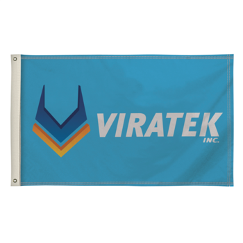 3' x 5' POLYESTER Flag with Full-Color Printing on One Side