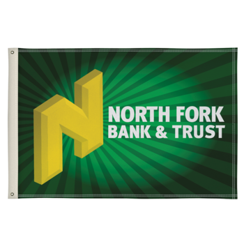 4' x 6' POLYESTER Flag with Full-Color Printing on One Side