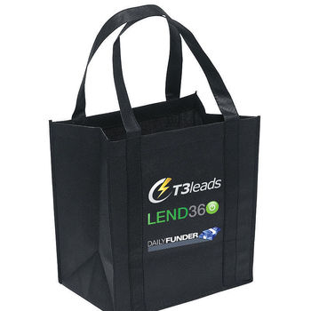 12" x 13" Little Grocery Tote, 20" Handles - Full Color Printing