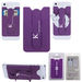 3-In-1 Silicone Phone Wallet and Phone Stand Attaches to Your Smart Phone or Case - Includes Retail Packaging