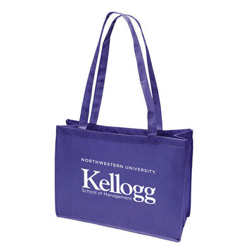 16" x 12" Non-Woven Shoulder Tote with 28" Handles